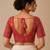 Pink heavy embroidered designer blouse