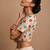 White heavy embroidered designer blouse