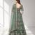LIGHT GREEN  SEQUINS & EMBROIDERED NET FESTIVAL LEHENGA CHOLI SET FOR WOMEN'S