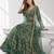LIGHT GREEN  SEQUINS & EMBROIDERED NET FESTIVAL LEHENGA CHOLI SET FOR WOMEN'S