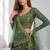 LIGHT GREEN  SEQUINS & EMBROIDERED NET FESTIVAL LEHENGA CHOLI SET FOR WOMEN'S