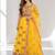 YELLOW  SEQUINS & EMBROIDERED NET FESTIVAL LEHENGA CHOLI SET FOR WOMEN'S