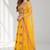 YELLOW  SEQUINS & EMBROIDERED NET FESTIVAL LEHENGA CHOLI SET FOR WOMEN'S