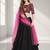 BLACK  SEQUINS & EMBROIDERED VELVET FESTIVAL LEHENGA CHOLI SET FOR WOMEN'S