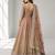 BROWN  SEQUINS & EMBROIDERED NET FESTIVAL LEHENGA CHOLI SET FOR WOMEN'S