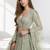 GREEN  SEQUINS & EMBROIDERED NET FESTIVAL LEHENGA CHOLI SET FOR WOMEN'S