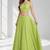 LIGHT GREEN  SEQUINS & EMBROIDERED GEORGETTE FESTIVAL LEHENGA CHOLI SET FOR WOMEN'S