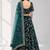 RAMA  SEQUINS & EMBROIDERED VELVET FESTIVAL LEHENGA CHOLI SET FOR WOMEN'S
