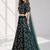 RAMA  SEQUINS & EMBROIDERED VELVET FESTIVAL LEHENGA CHOLI SET FOR WOMEN'S