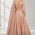 dusty coral sequins zari embroidered lehenga set choli