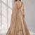 BEIGE  SEQUINS & EMBROIDERED CRUSH FESTIVAL LEHENGA CHOLI SET FOR WOMEN'S