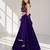 PURPLE SEQUINS & EMBROIDERED VELVET FESTIVAL LEHENGA CHOLI SET FOR WOMEN'S