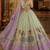 Light Green Navratri Lehenga Choli With Dupatta