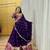 Dark Purple Navratri Lehenga Choli With Dupatta