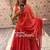Red Printed Navratri Lehenga Choli With Dupata