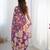 wineheavy silk blend printed saree with pape mirror work & mirror border