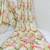 multicolor heavy silk blend printed saree with pape mirror work & mirror border