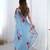 blue heavy silk blend printed saree with pape mirror work & mirror border