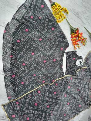 Black Navratri Lehenga Choli With Dupatta 2
