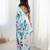  white heavy silk blend printed saree with pape mirror work & mirror border