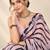 pink heavy silk blend printed saree with pape mirror work & mirror border
