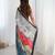 multicolor heavy silk blend printed saree with pape mirror work & mirror border
