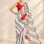 off white heavy silk blend printed saree with pape mirror work & mirror border