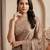 Champagne gold embroidered galaxy soft net saree