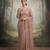 Pink embroidered soft foil georgette saree