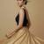 Solid premium silk v neck saree blouse