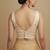 Solid premium silk v neck saree blouse