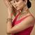Solid premium silk v neck saree blouse