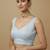 Solid premium silk v neck saree blouse