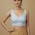 Solid premium silk v neck saree blouse
