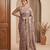Pink embroidered foil georgette saree