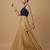 Solid premium silk v neck saree blouse