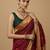 Solid premium silk v neck saree blouse