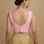 Solid premium silk v neck saree blouse