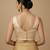 Solid premium silk v neck saree blouse