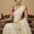 Solid premium silk v neck saree blouse