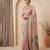 Purple embroidered butti salsa nylon saree