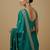 Solid premium silk v neck saree blouse