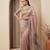 Purple embroidered butti salsa nylon saree