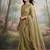Pista green embroidered butti salsa nylon saree