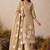 Gold pure shimmer silk heavy thread embroidery work readymade salwar kameez 