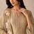 Gold pure shimmer silk heavy thread embroidery work readymade salwar kameez 