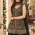 mehendi georgette readymade suit with multi embroidery & sequence work