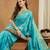 Women's banarasi silk with jacquard woven festive wear saree with blouse