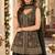 mehendi georgette readymade suit with multi embroidery & sequence work