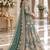 sky net semi stitched anarkali suit with embroidery & stone work